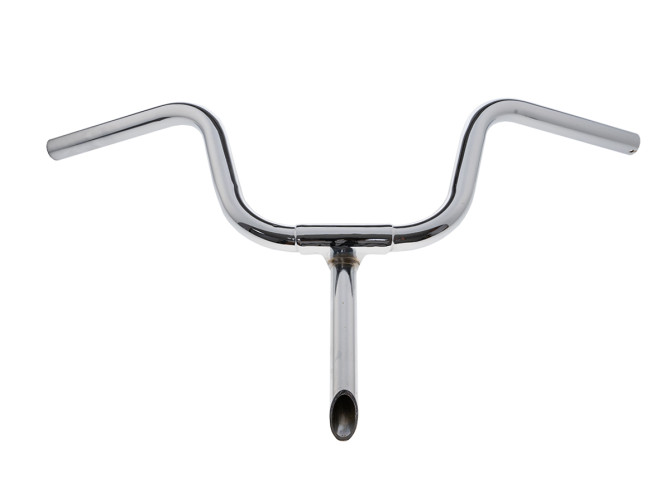 Handlebar Puch Maxi N with stem as original chrome product